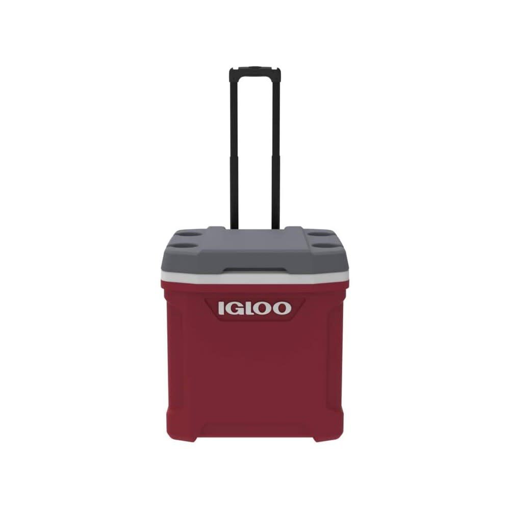 Igloo Latitude 30 Roller Cooler Industrial Red/Meteorite 30qt – 00034660