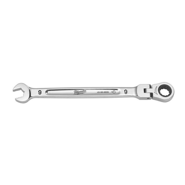 Milwaukee Combination Wrench Flex Head Ratcheting 9mm, large image number 0