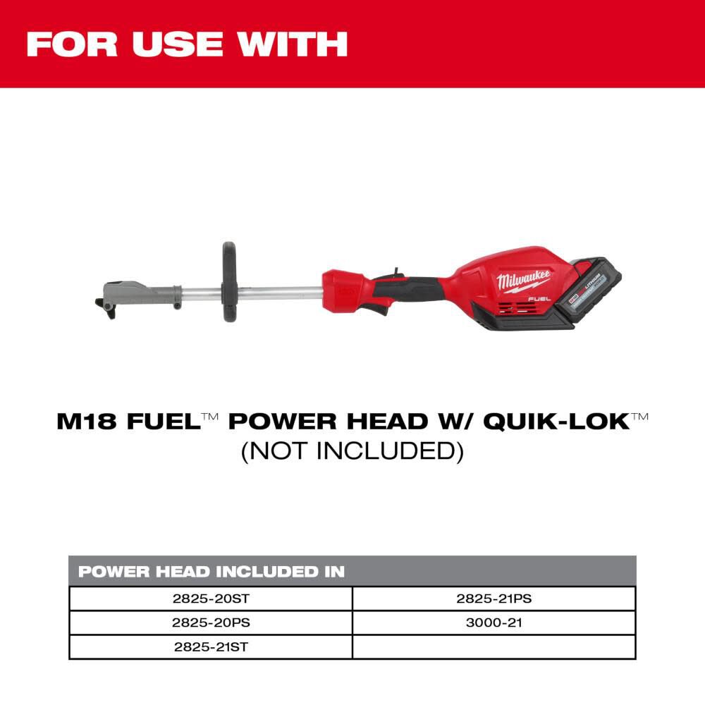 Milwaukee M18 FUEL QUIK LOK Edger Attachment 49 16 2718 Acme Tools