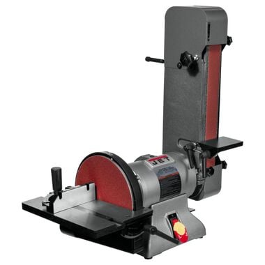 JET Combination Industrial 2 Inch x 48 Inch and 9 Inch Disc Grinder, large image number 4