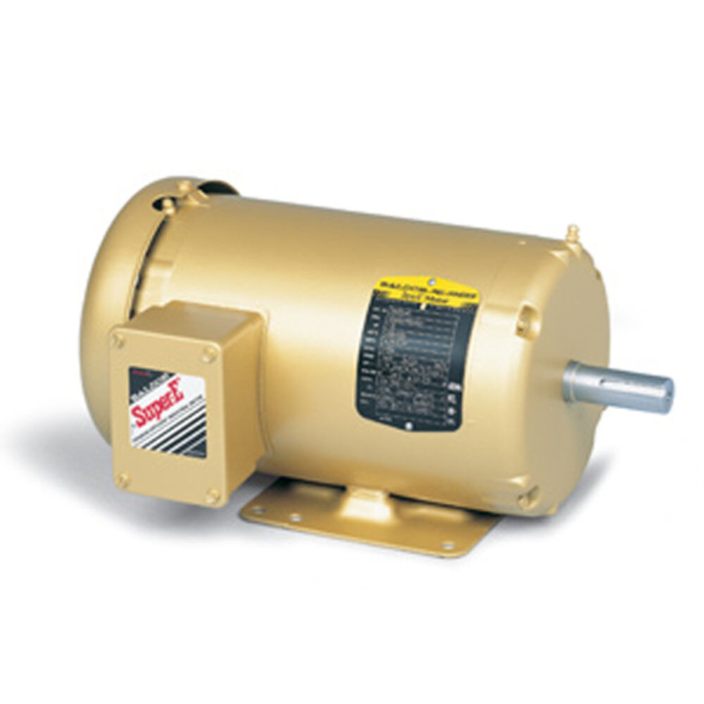 Baldor-Reliance General Purpose Motor 3 phase 3 hp 1800 rpm 208-230/460 V 182T Frame 60 Hz EM3611T, large image number 1