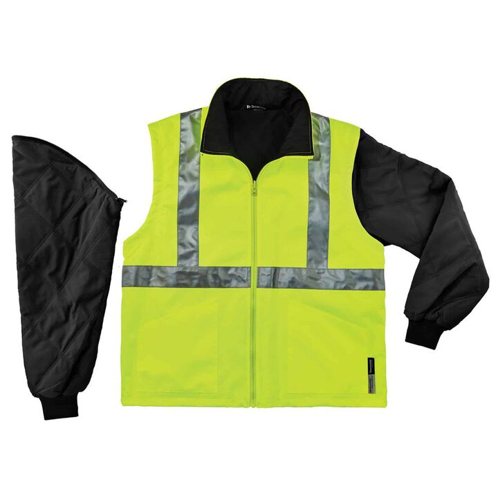 Ergodyne 4-in-1 Hi-Vis Winter Jacket Parka, Small, large image number 9