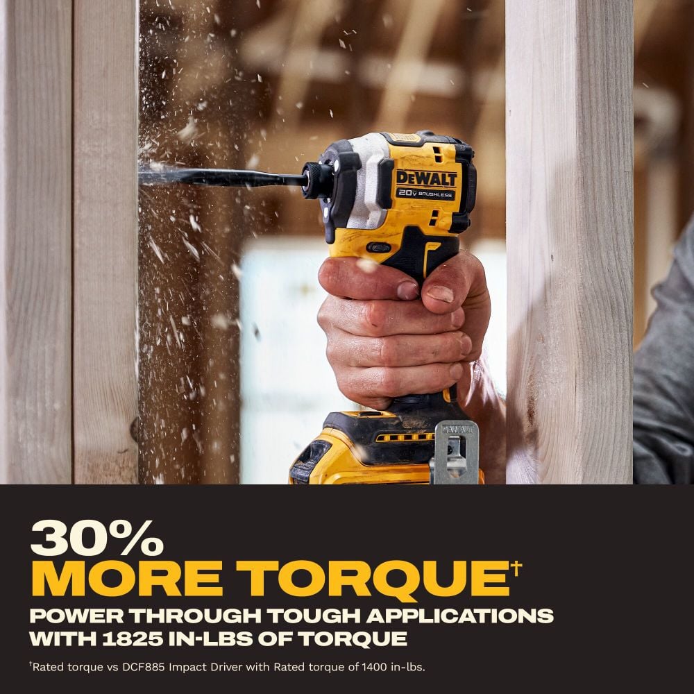 DEWALT ATOMIC 20V MAX Impact Driver Kit 1/4 Inch 3 Speed Brushless Cordless, large image number 5
