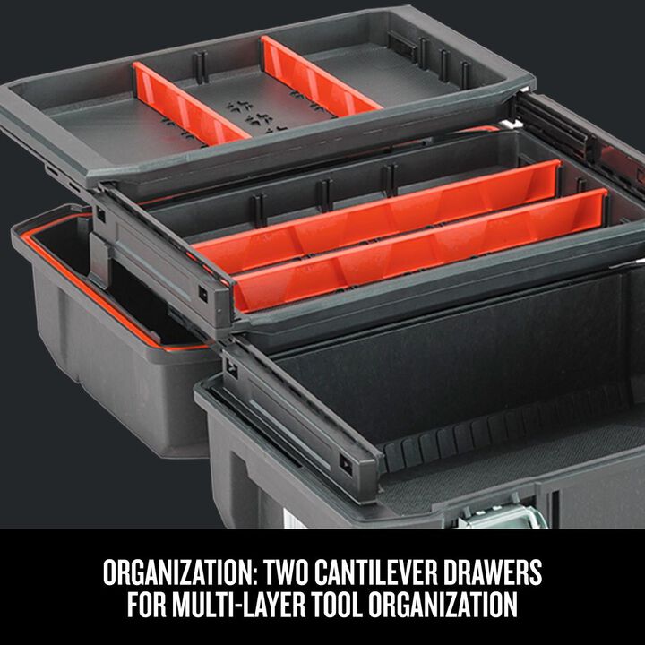 CRAFTSMAN 18 Inch Cantilever Tool Box, large image number 2