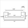 Big Horn 48 Inch Aluminum Miter T-Track For Standard Miter Gauges, small image number 3