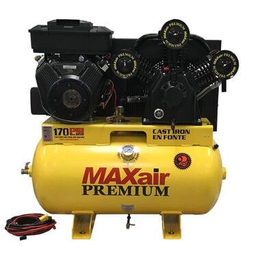 MAXair Air Compressor 55 Gallon 18 HP Gasoline Truck Mount