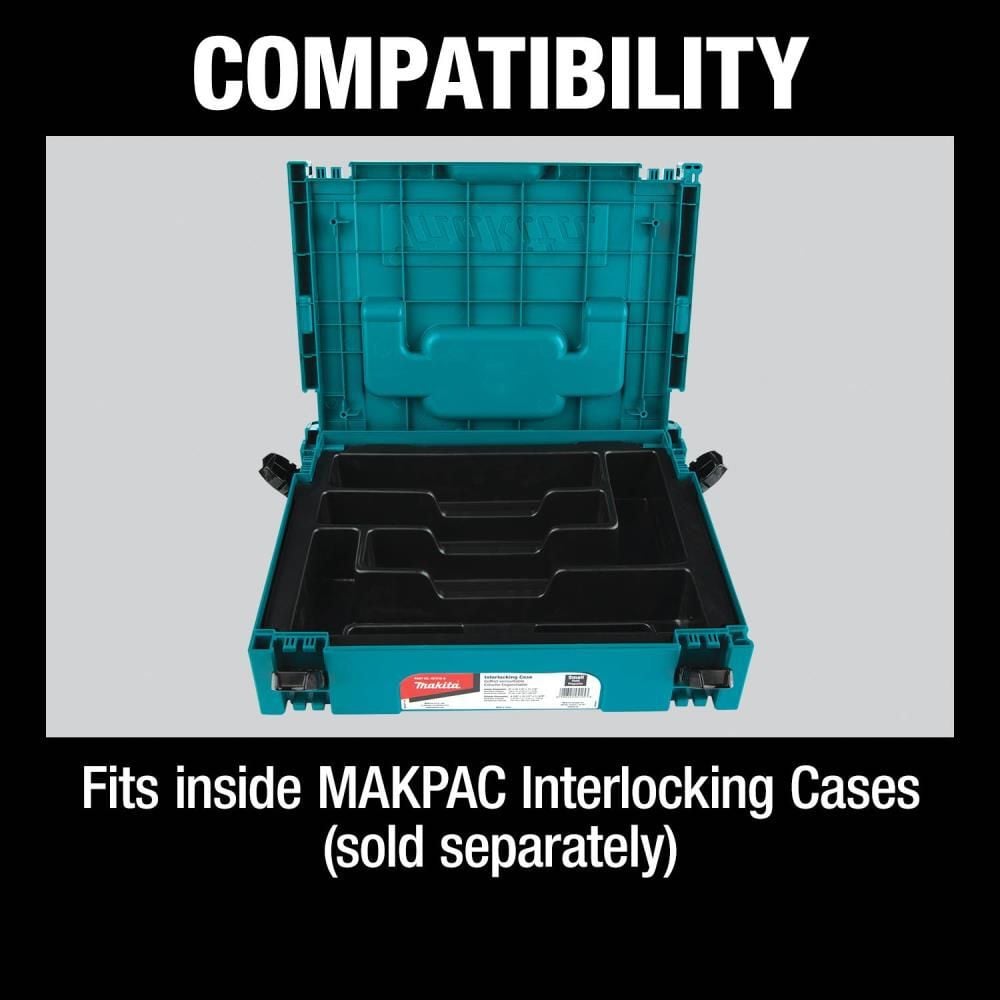Makita MAKPAC Interlocking Case Hand Tool Insert Tray, large image number 6