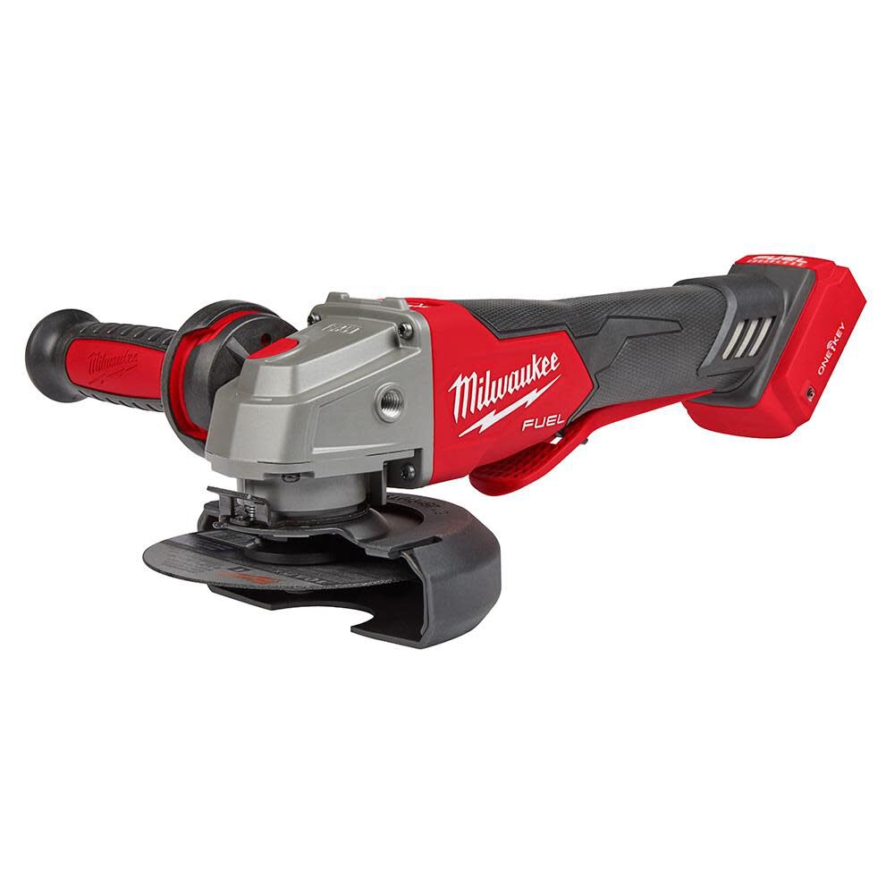 Milwaukee M18 FUEL 4-1/2 Inch / 5 Inch Braking Grinder with ONE-KEY Paddle Switch No Lock Reconditioned (Bare Tool), large image number 11