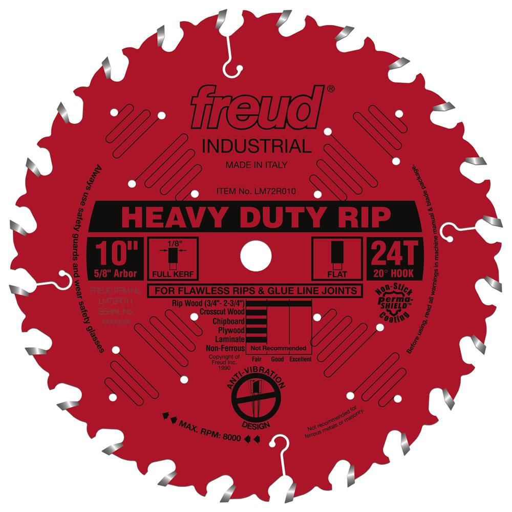 Freud 10in Heavy-Duty Rip Blade with Perma-SHIELD Coating, large image number 1