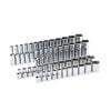 GEARWRENCH 47pc 1/4 In Drive 6 Point SAE/Metric Standard and Deep Socket Set, small image number 1