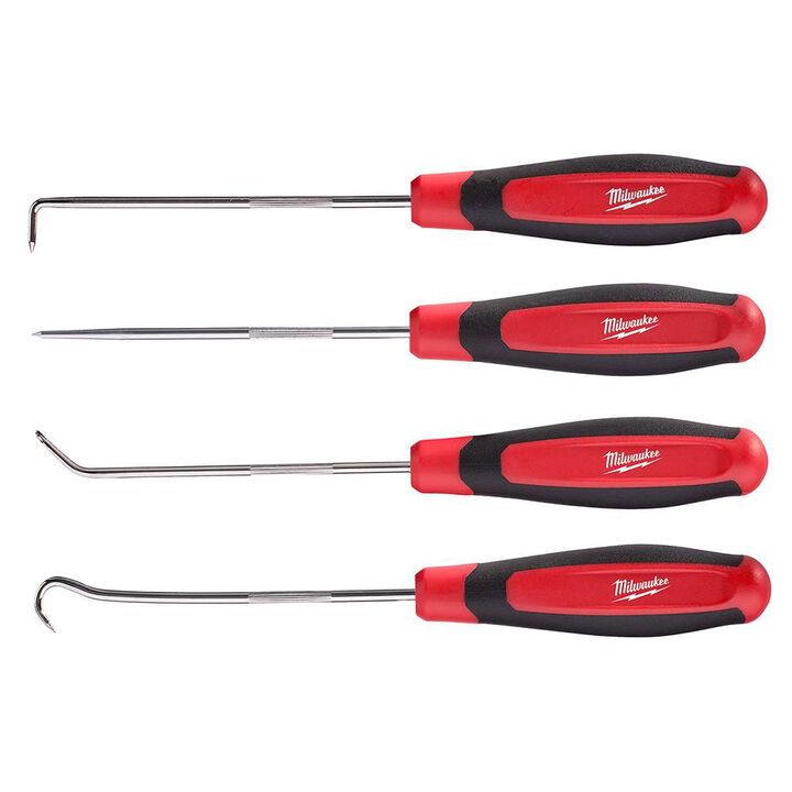 Milwaukee 9-Piece Snap Ring Pliers Set, 4pc Hook & Pick Set Bundle, large image number 2