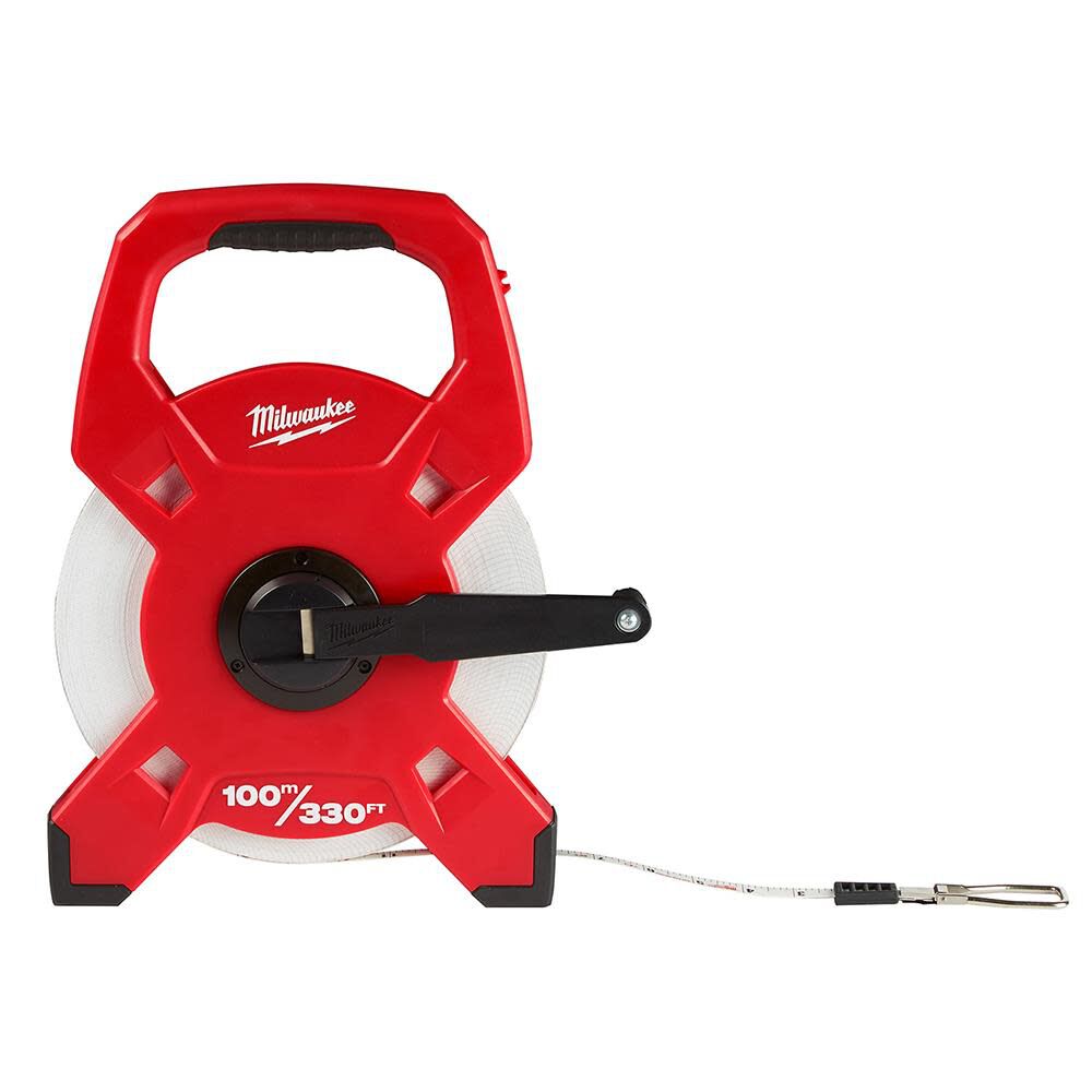 Milwaukee 100m/330' Fiberglass Open Reel Long Tape, large image number 1