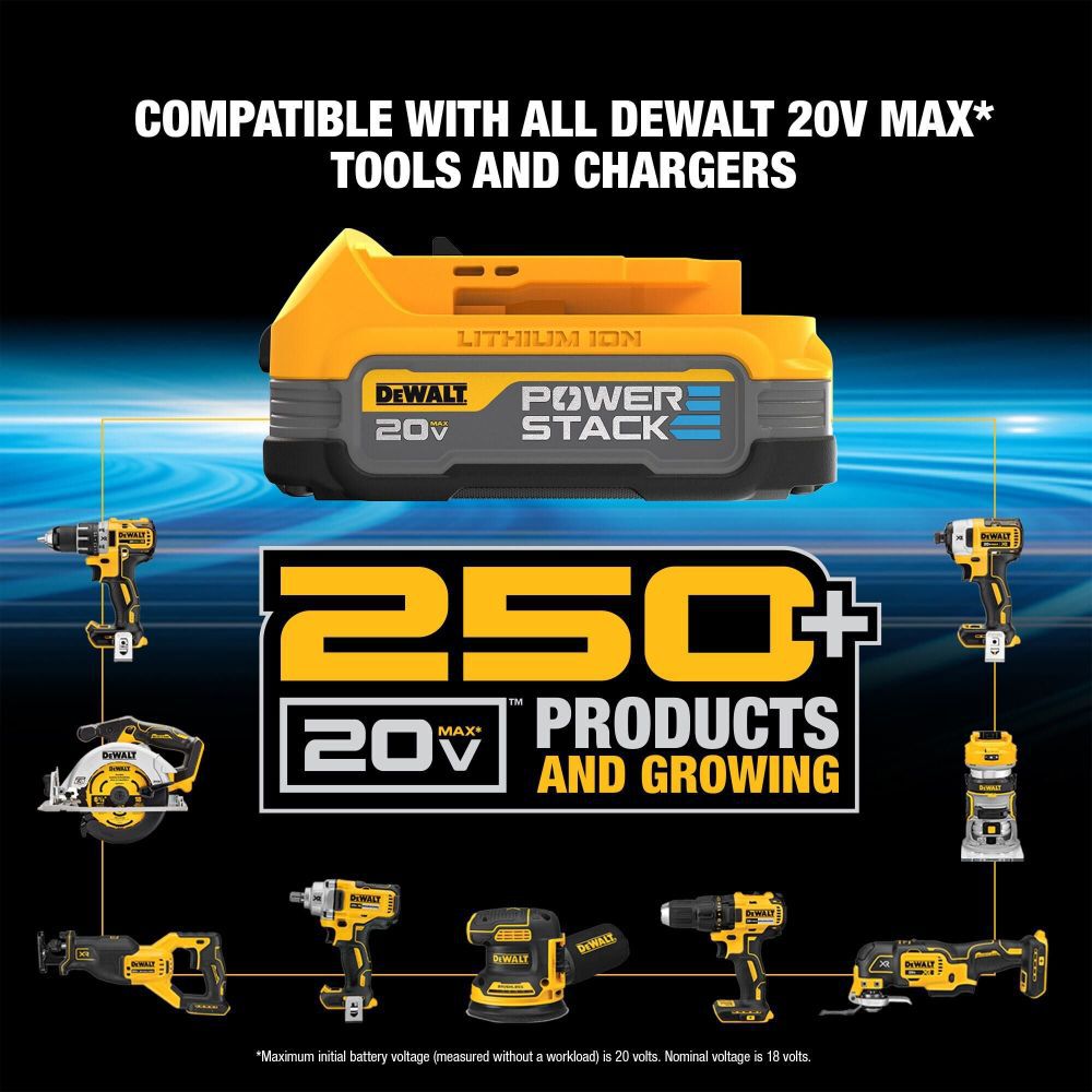 DEWALT 20V Compact Hammer Drill Kit with POWERSTACK Battery, large image number 11