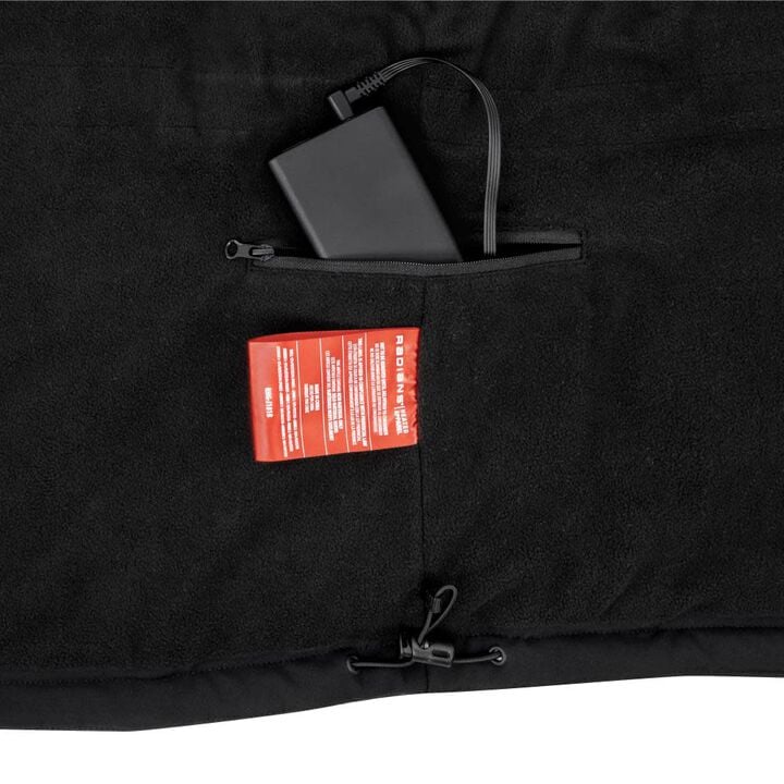 Radians Soft Shell Womens Heated Jacket Kit with Battery, Black, Small, large image number 6