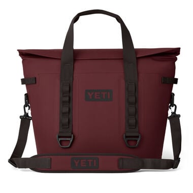 Yeti Hopper M30 Soft Tote Cooler Wild Vine Red/Dark Gray