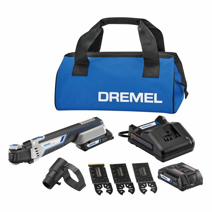 Dremel Oscillating Tool Multi Max Cordless Compact 10V MAX Lithium Ion Powered Kit