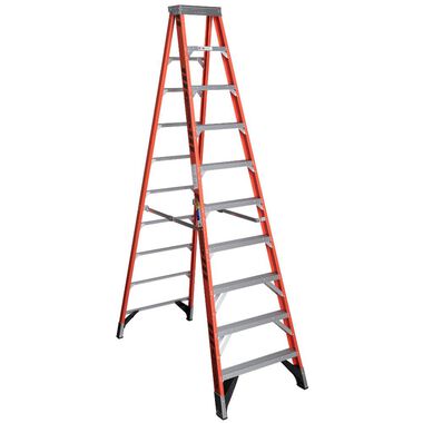 Werner 10 Ft. Type IAA Fiberglass Step Ladder, large image number 0