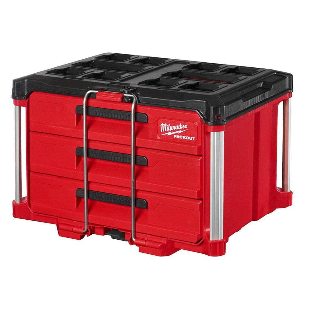 Milwaukee PACKOUT 3-Drawer Tool Box – 48-22-8443