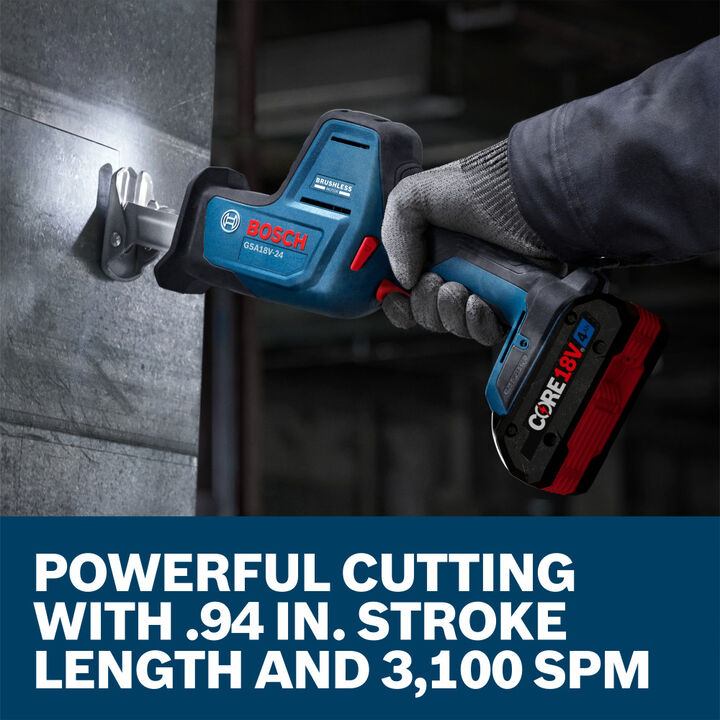 Bosch 18V Compact Reciprocating Saw (Bare Tool), large image number 5