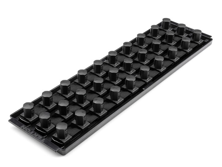 Tekton 3/4 Inch Drive 3-Rail Socket Organizer Set, Black (30-Tool), large image number 1