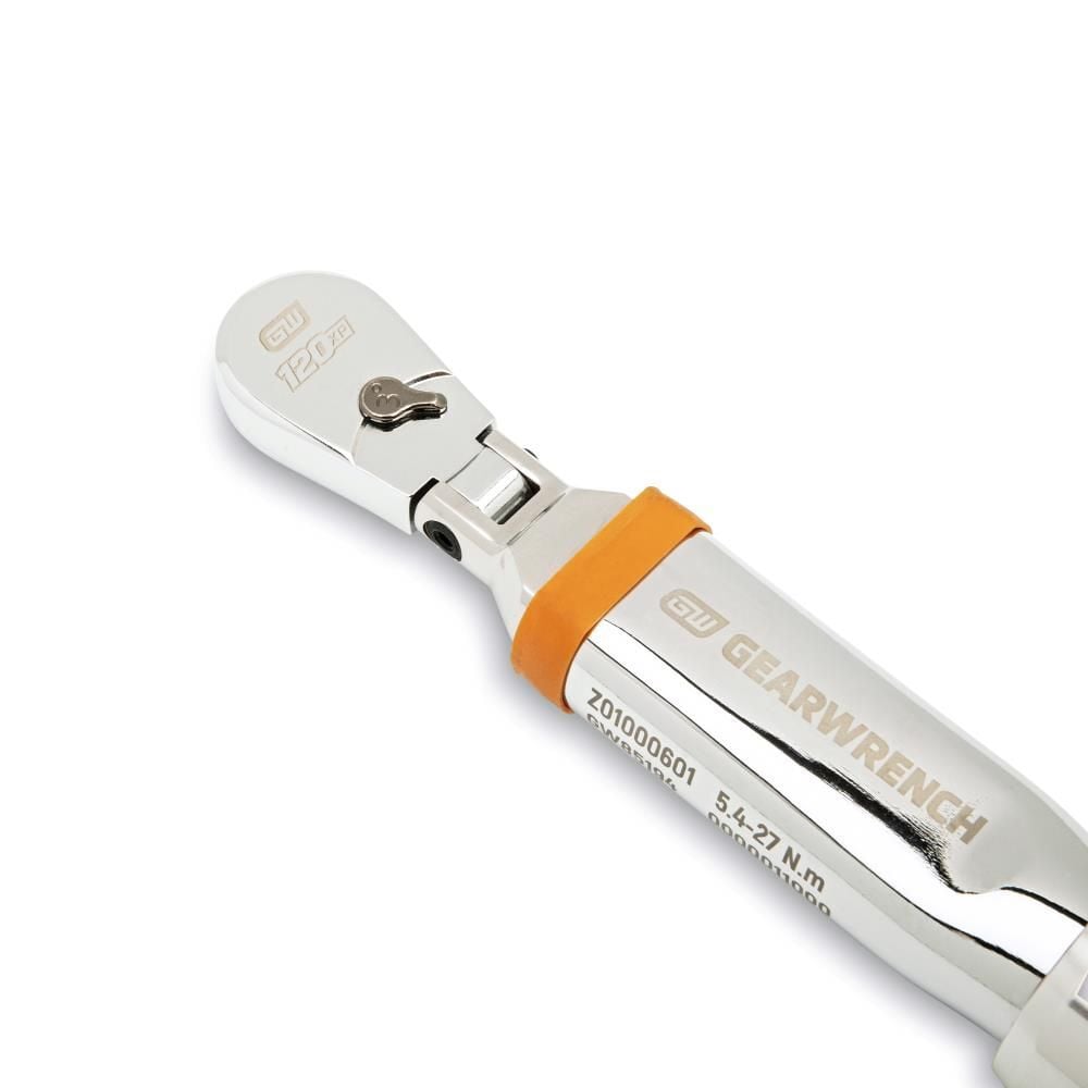GEARWRENCH 120XP 1/4 Inch Drive Flex Head Electronic Torque Wrench with Angle, large image number 4