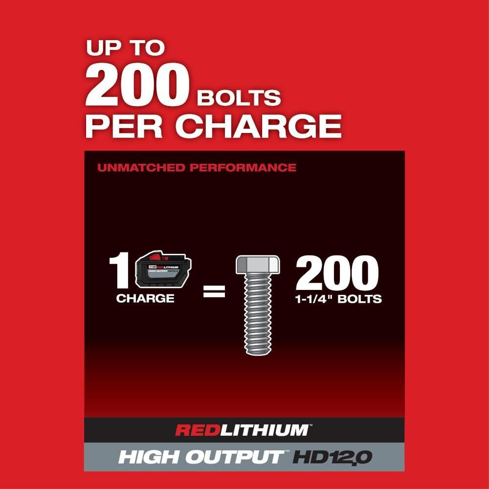 Milwaukee M18 FUEL 1 in. D-Handle High Torque Impact Wrench with ONE-KEY Kit, large image number 6