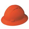 ERB Americana Full Brim Vent Ratchet Suspension Hard Hat - Hi-Viz Orange, small
