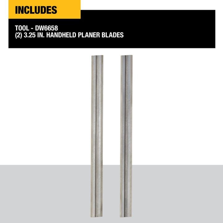 DEWALT Replacement Carbide Planer Blades (2), large image number 1