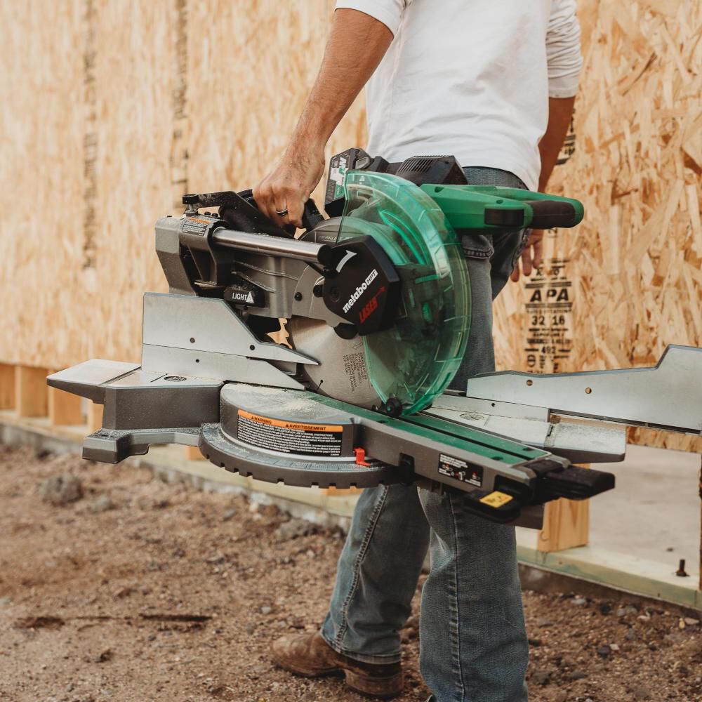 Metabo HPT 36V MultiV 10in Dual Bevel Sliding Miter Saw with 4Ah