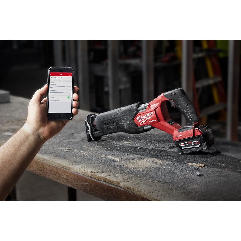 Milwaukee M18 FUEL SAWZALL Recip Saw with ONE-KEY (Bare Tool), large image number 10