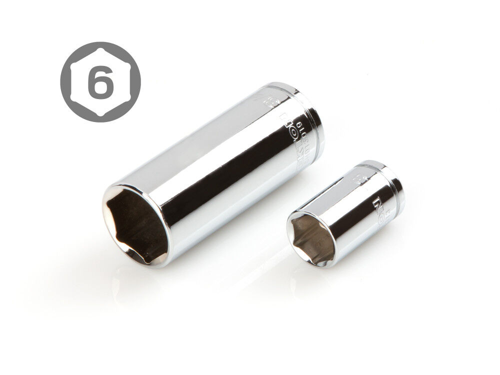 Tekton 3/8 Inch 6 Point Socket and Ratchet Set, (5/16-3/4 Inch, 8-19 mm), large image number 5