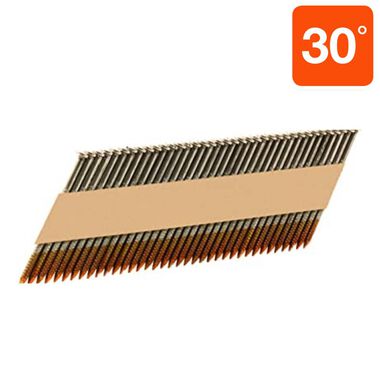 Metabo HPT 2 3/8in Clipped Head Paper Collated Sheathing Nails 4800qty