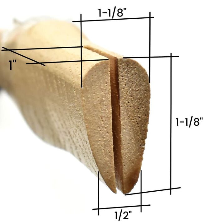 Big Horn 1-5/8 x 19 Inch Canadian Hickory Wood Replacement Hammer Handle, large image number 2