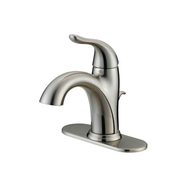 Oakbrook Bathroom Sink Faucet One Handle Brushed Nickel, large image number 1