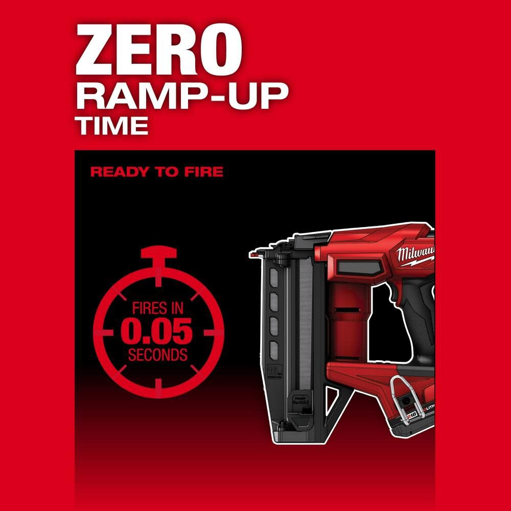 Milwaukee M18 FUEL 16 Gauge Straight Finish Nailer Bare Tool