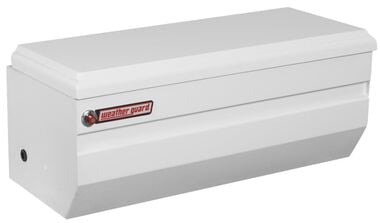 Weather Guard 47-in x 20.25-in x 19.25-in White Steel Universal Truck Tool Box