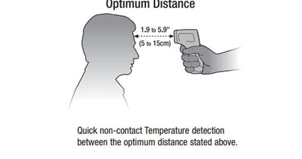 Extech Non-Contact Forehead Infrared Thermometer, large image number 4