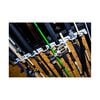 Green Touch 100% Steel & Vinyl Overhead/Wall Mount Fishing Rod Rack, small