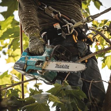 Makita 18V X2 (36V) LXT Lithium-Ion Brushless Cordless 14in Top Handle Chain Saw Kit (5.0Ah), large image number 10