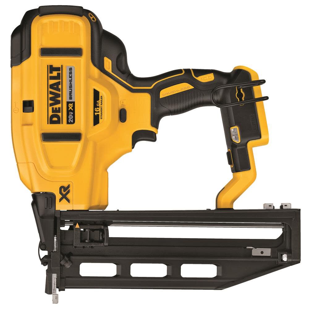 Dewalt 16g best sale angled finish nailer