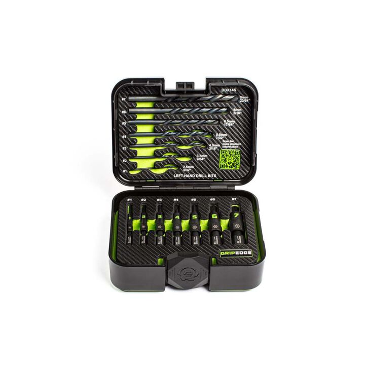 GripEdge Tools G-FORS Extractor Set 14 Pieces