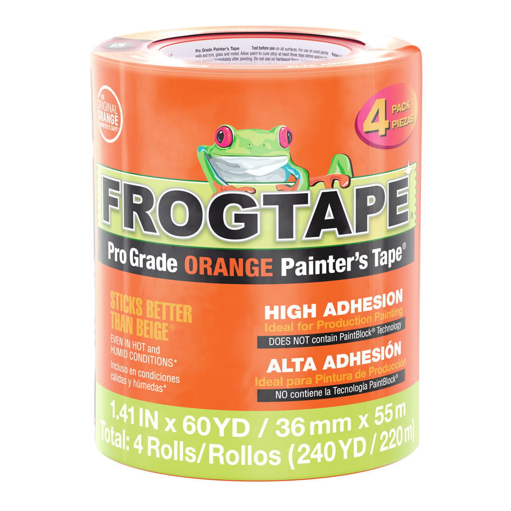 Frogtape CP 199 Painters Tape Pro Grade Orange Orange 36mm x 55m, large image number 1