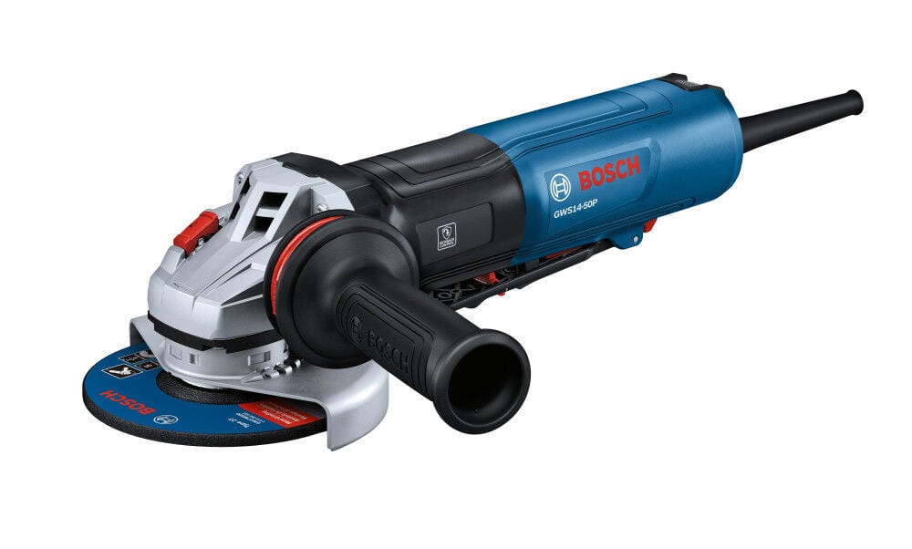 Bosch 5 Inch Angle Grinder with Lock-On Paddle Switch, large image number 1