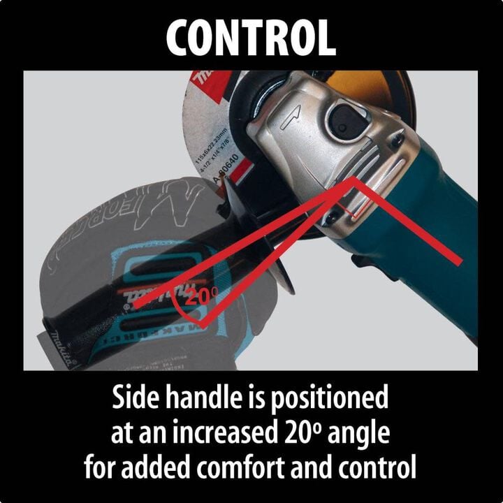 Makita 4.5 in. Angle Grinder, large image number 4