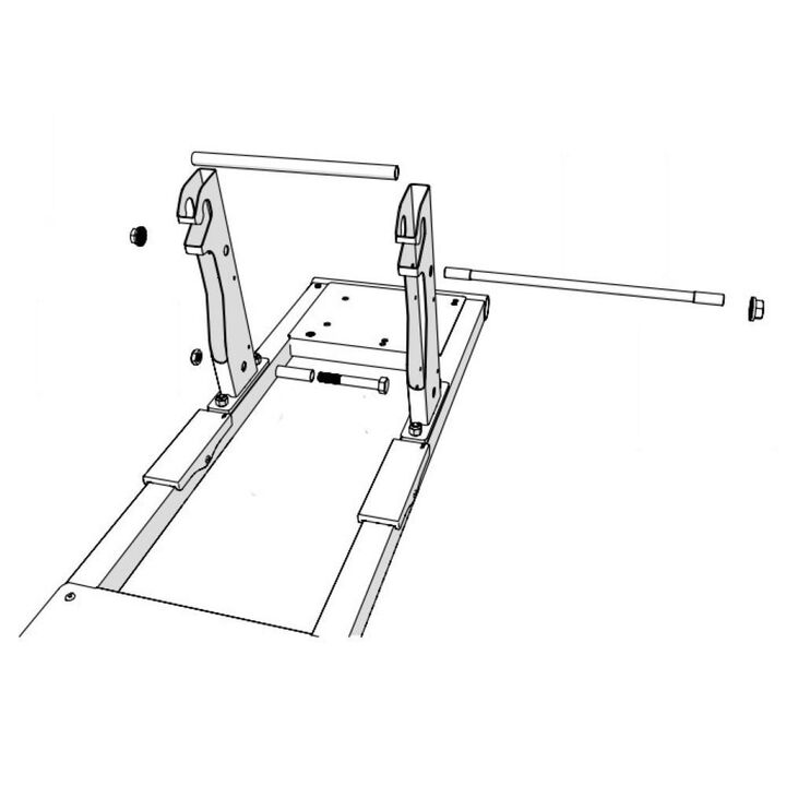 Tranzsporter Motor Hanging Hardware Kit, large image number 1