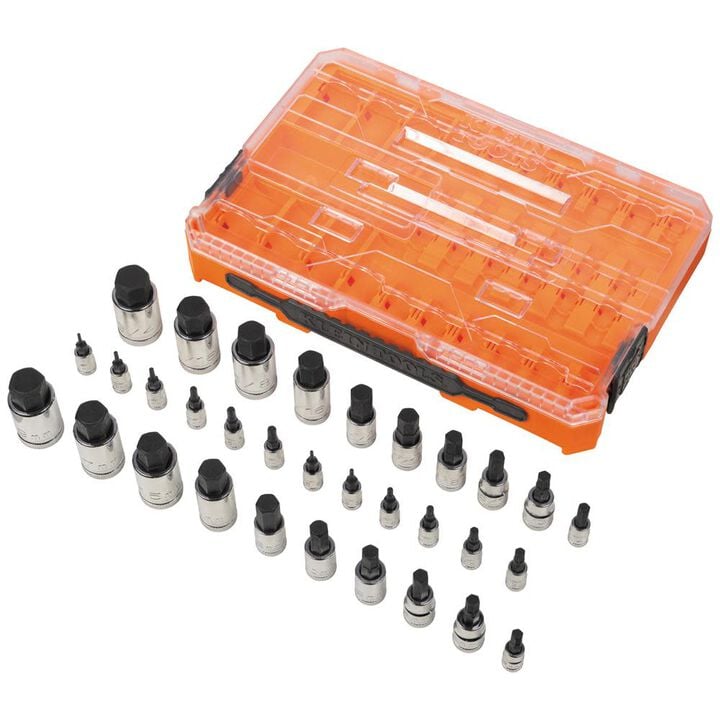 Klein Tools MODbox Knurled Hex Bit Socket Set, SAE and Metric, 32 Pieces, large image number 9