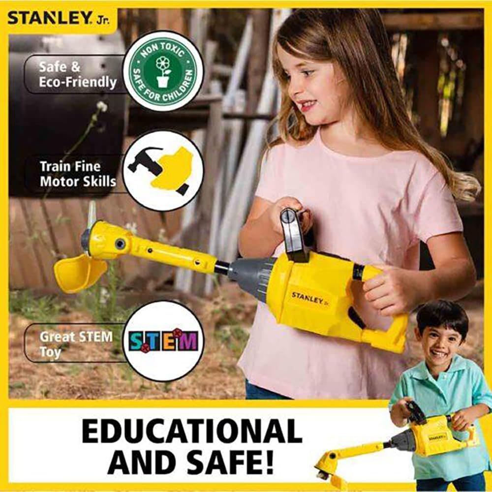 Stanley Jr Kids Battery-Powered Weed Trimmer Toy, large image number 5