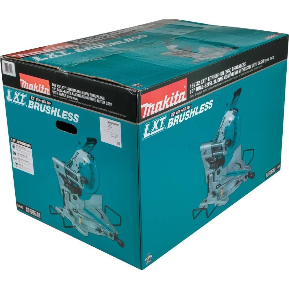 Makita 18V X2 (36V) LXT 10in Miter Saw with Laser (Bare Tool), large image number 19