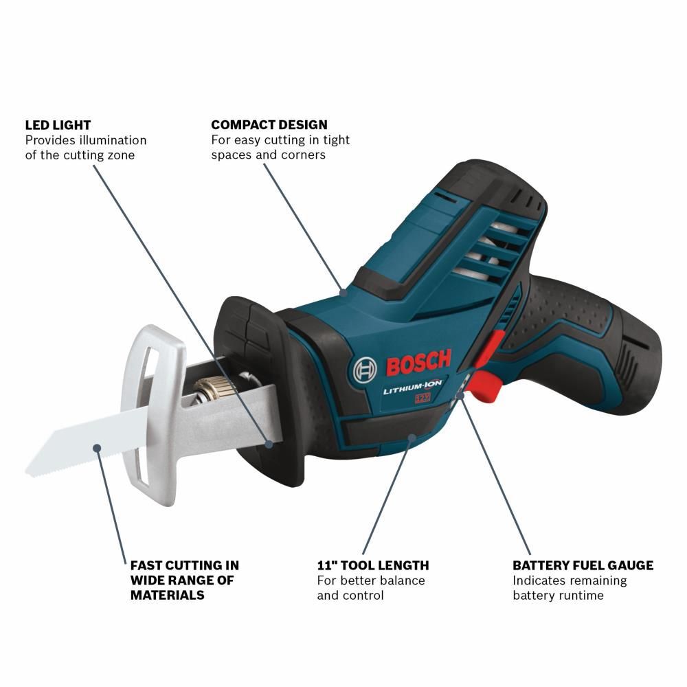 Bosch 12V Max Pocket Reciprocating Saw (Bare Tool), large image number 6