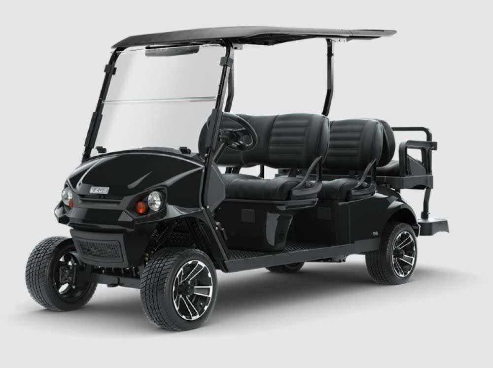 ファッション姫 通販 Express EZ-GO E-Z-GO S6 Cart Golf Gas Black Passenger 4+2 ジャケット・アウター